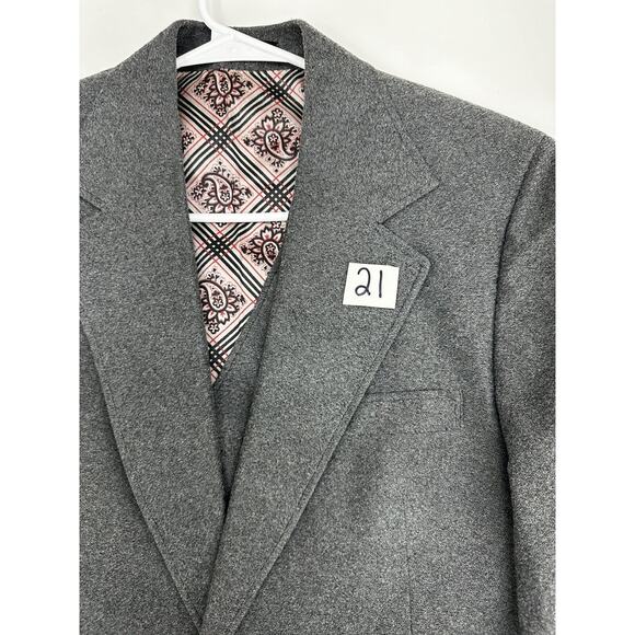Louis Goldsmith Mens Blazer and Vest Size Unknown Gray Sports Coat - Picture 14 of 14